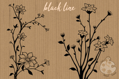 Hand Drawn SVG Decorative Floral Elements Product Image 5