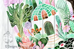 Secret Garden - Idyllic Watercolor Country Landscape Scenes Product Image 5
