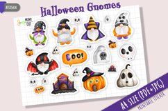 Cute Halloween Gnome Printable Sticker Collection Product Image 1