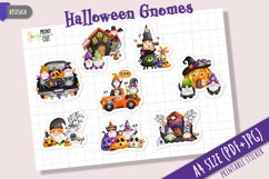 Cute Halloween Gnome Printable Sticker Collection Product Image 1