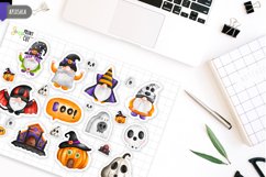 Cute Halloween Gnome Printable Sticker Collection Product Image 2