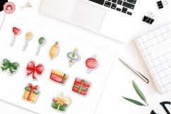 Christmas Decoration Sticker Sheet | Christmas Ornament Product Image 2