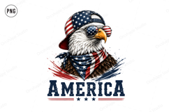 4th of July Eagle Shirt Clipart Product Image 2
