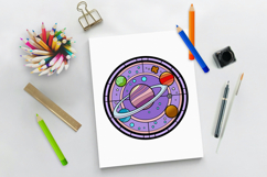 Stained Glass Coloring Pages for Kids Product Image 2