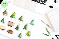 Christmas Tree Printable Sticker Sheet | Christmas Sticker Product Image 2