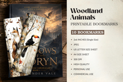 Woodland Animals Printable Bookmaks Product Image 2