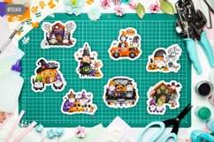 Cute Halloween Gnome Printable Sticker Collection Product Image 3