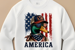 4th of July Mallard Duck Patriotic PNG Product Image 3
