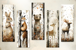 Woodland Animals Printable Bookmaks Product Image 3