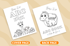 ABC Alphabet Baby Shower Coloring Book Product Image 3