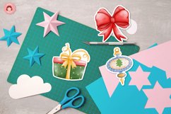Christmas Decoration Sticker Sheet | Christmas Ornament Product Image 3