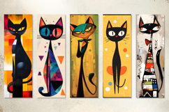 Whimsical Cat Printable Bookmark Bundle Product Image 4