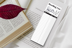 Reading List Printable Bookmarks Set Product Image 4