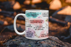 My Daily Affirmation Mug Sublimation PNG Product Image 4