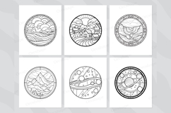 Stained Glass Coloring Pages for Kids Product Image 5