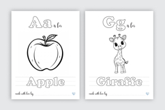 ABC Alphabet Baby Shower Coloring Book Product Image 8