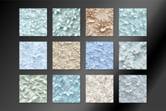 3D Flower Seamless Pattern Backgrounds Product Image 2