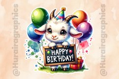 Goat|Printable Animal Sticker Product Image 2