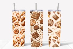 Watercolor chocolate sublimation designs bundle Product Image 6