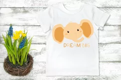 Cute cartoon animal - Baby elephant sublimation png - Dream Product Image 3