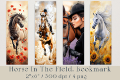 Horse in the Field. Bookmark, 4 png Product Image 1