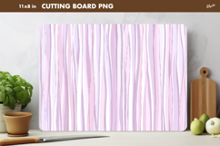 Abstract Striped Cutting Board Sublimation PNG Product Image 1