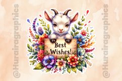 Goat|Printable Animal Sticker Product Image 2
