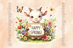 Goat|Printable Animal Sticker Product Image 2