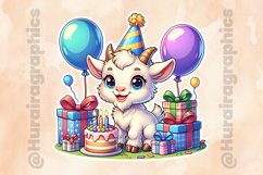 Goat|Printable Animal Sticker Product Image 2