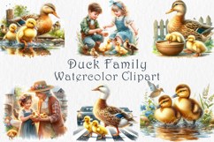 Duck Family Clipart 20 PNG. Product Image 1