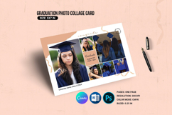 Graduation Photo Collage Card Template Product Image 1