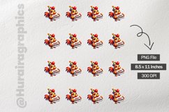 Hen|Printable Animal Sticker Product Image 3