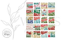 Oh What Fun! Retro Christmas SVG Bundle | 50 Designs Product Image 12