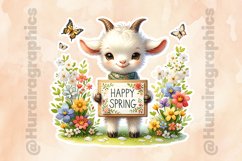 Goat|Printable Animal Sticker Product Image 2