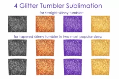 Glitter Tumbler Sublimation, Halloween Tumbler 20oz Product Image 2