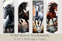 Wild Horse Bookmark, 4 png Product Image 1
