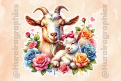 Goat|Printable Animal Sticker Product Image 2