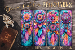Dream Catcher Printable Bookmarks | Bookmark Sublimation PNG Product Image 1