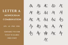 Letter A Combination Logo Maker Product Image 2