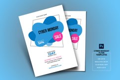 Cyber Monday Flyer. word and Psd Product Image 1