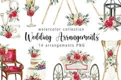 Watercolor Wedding Arrangements Product Image 1