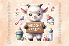 Goat|Printable Animal Sticker Product Image 2
