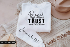 Blessed Are Those Who - Christian Sleeve T-Shirt Design Product Image 1