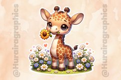 Girraffe|Printable Animal Sticker Product Image 2