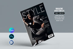 Magazine Cover Template. Canva, Ms Word and Photoshop Product Image 1