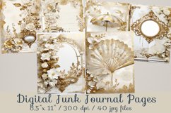 Printable Paper-Junk Journal . 40 jpg files Product Image 1