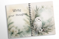 Winter Junk Journal Pages Bundle. 60 jpg Product Image 10