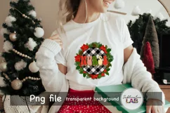 Christmas Nurse Png Buffalo Plaid Sublimation Design Groovy Product Image 4