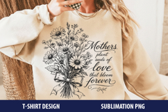 Mother's Plant Seeds Of Love Sublimation PNG Product Image 1