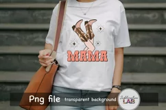 Mama Mothers Day Western Cowgirl Legs Sublimation Design Product Image 3
